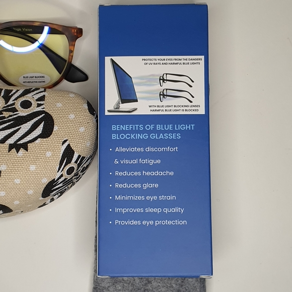 Blue light blocking glasses and Sunglasses Owl Case - Picture 2 of 6